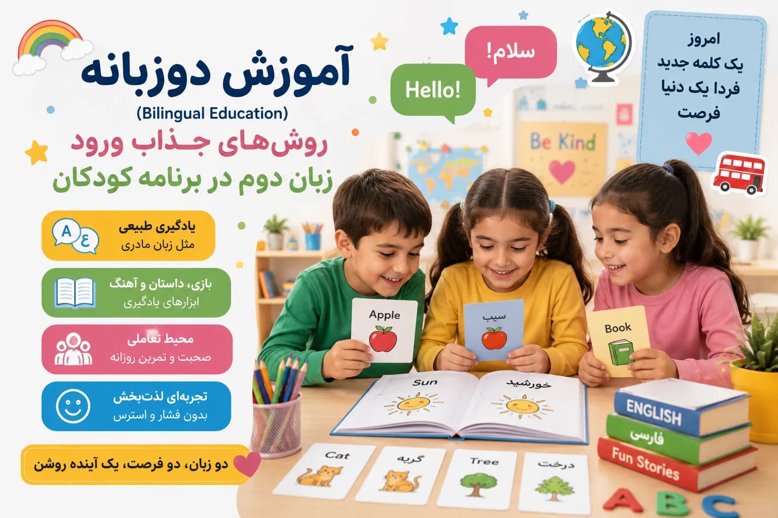 آموزش دو زبانه